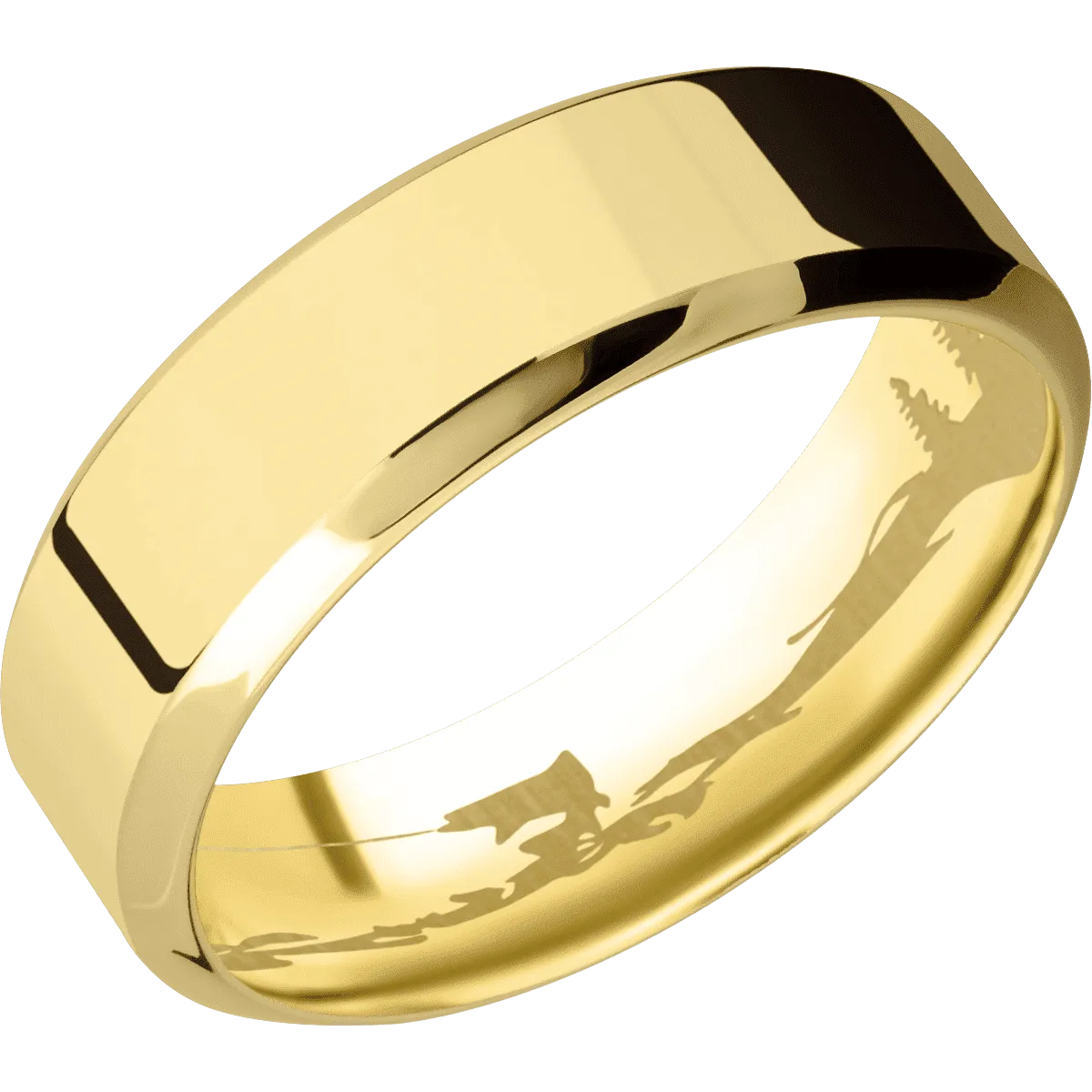 14K Yellow Gold with Polish , Polish Finish