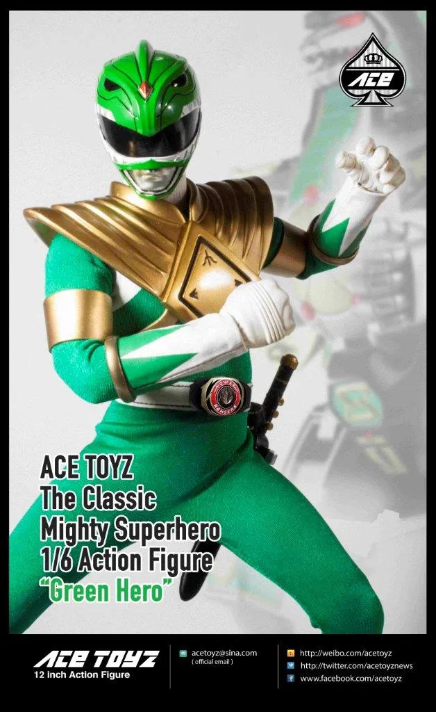 Ace Toyz - The Classic Mighty Super Hero: Green Hero