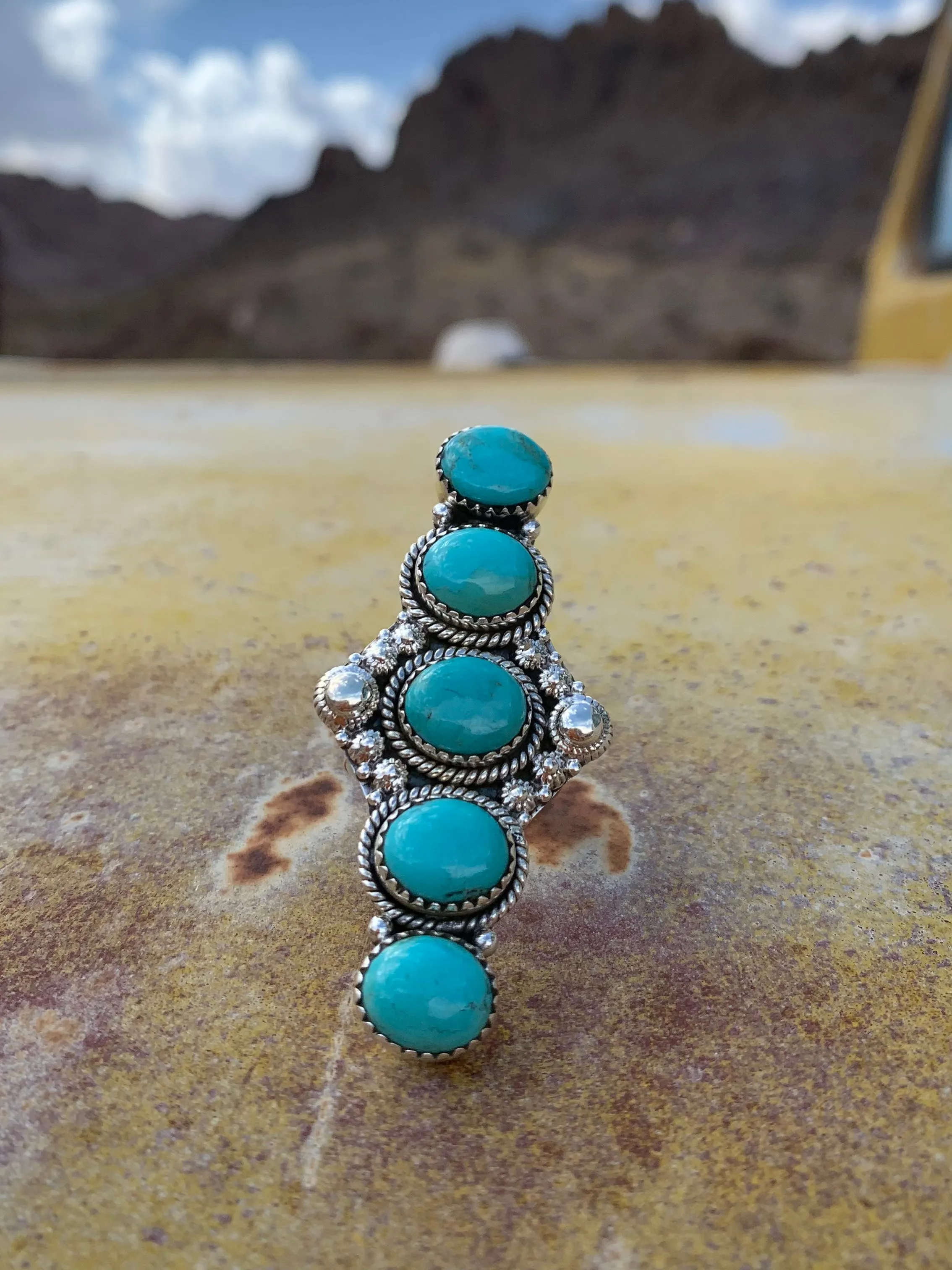 Adjustable Turquoise ring