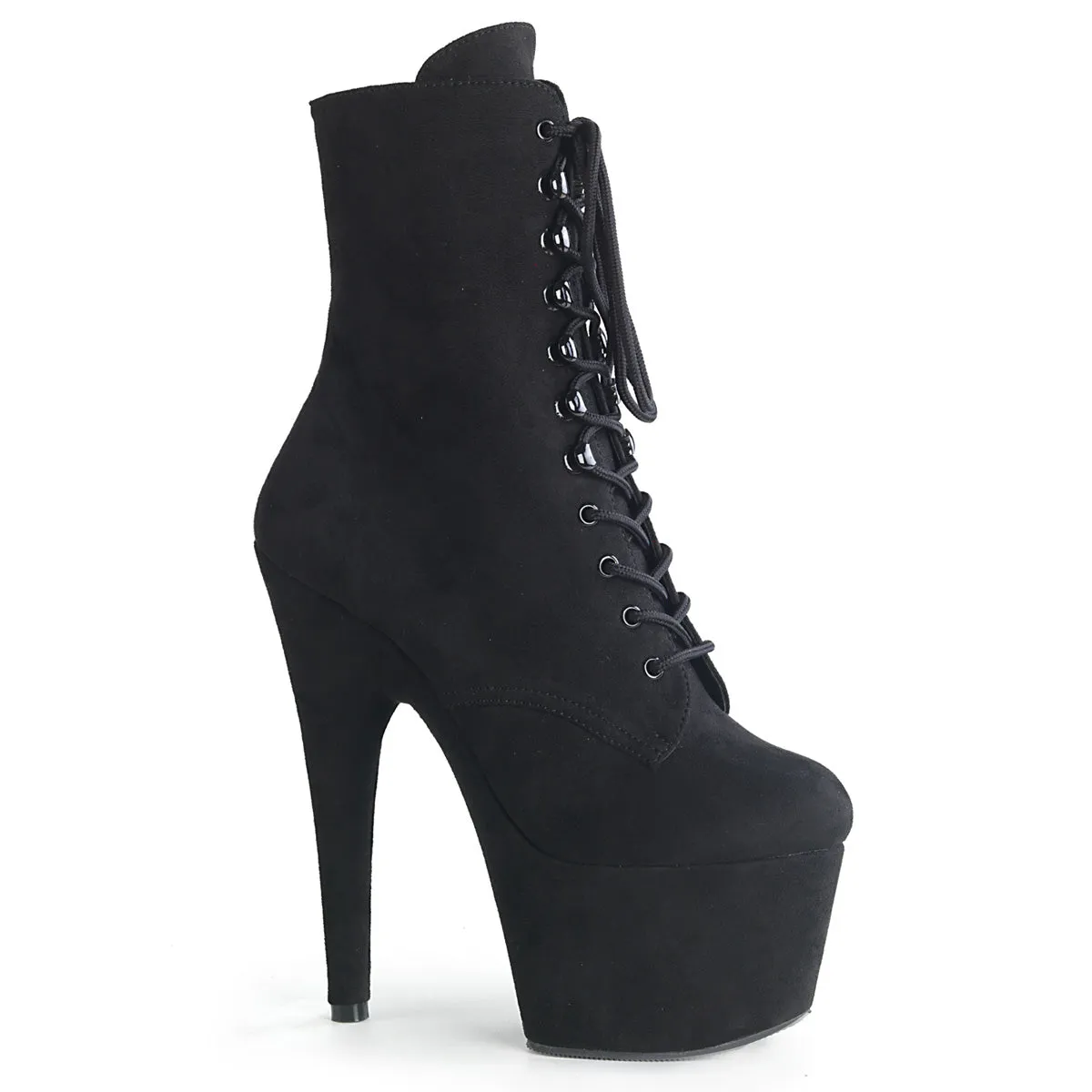 ADORE-1020FS Pleaser Shoes Black Ankle High Sexy Platform Boots