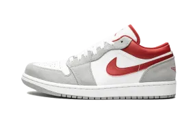 Air Jordan 1 Low SE Light Smoke Grey Gym Red