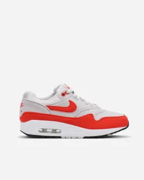 Air Max 1 Vast Grey/Habanero Red