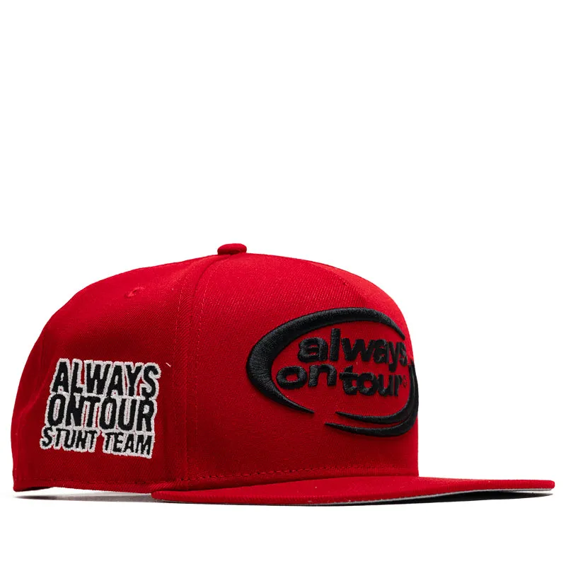 Always On Tour x New Era 9FIFTY A-Frame Snapback - Red