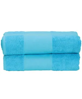 Aqua Blue - ARTG PRINT-Me bath towel