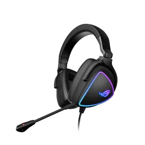 ASUS ROG Delta S Wired Over-Ear RGB Gaming Headset with AI Noise Cancelling Microphone and Volume Control