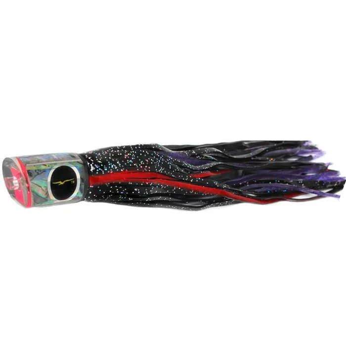 Black Bart Bad Guy Medium Tackle Lure - Black Dot/Purple Fleck