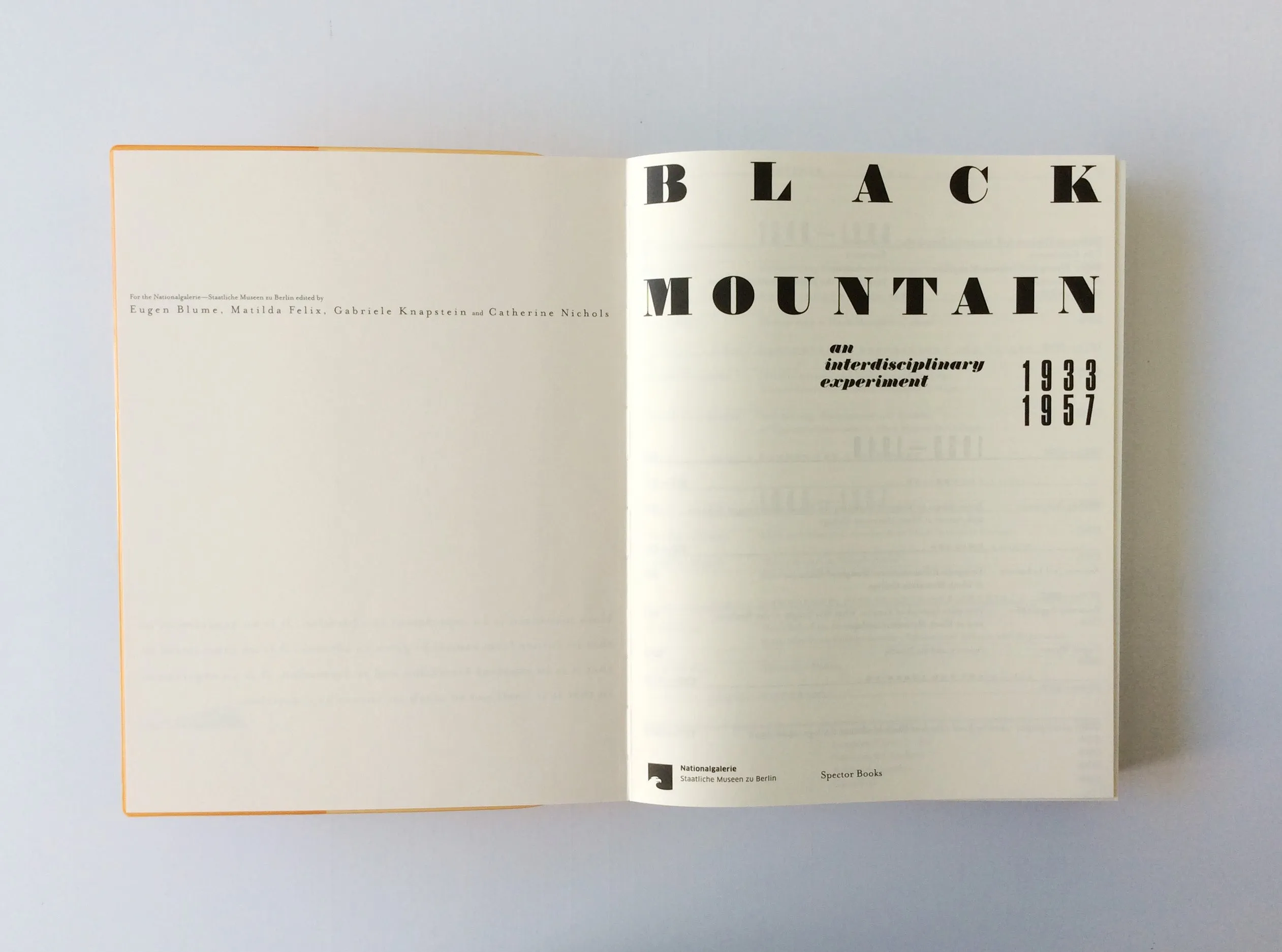 Black Mountain: An Interdisciplinary Experiment 1933-1957 (Second Edition)