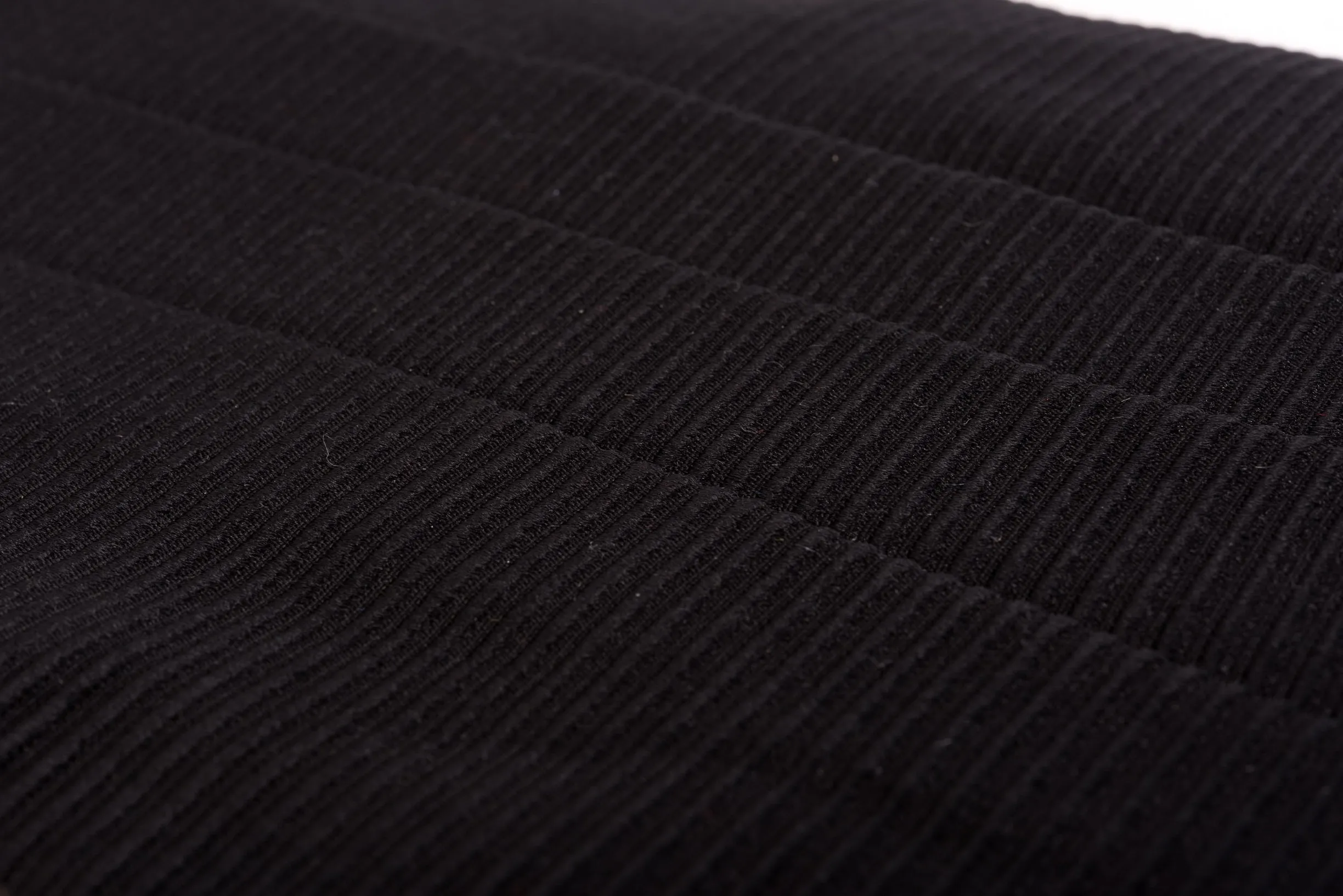 Black Wide Ribbed Grosgrain Silk Cummerbund