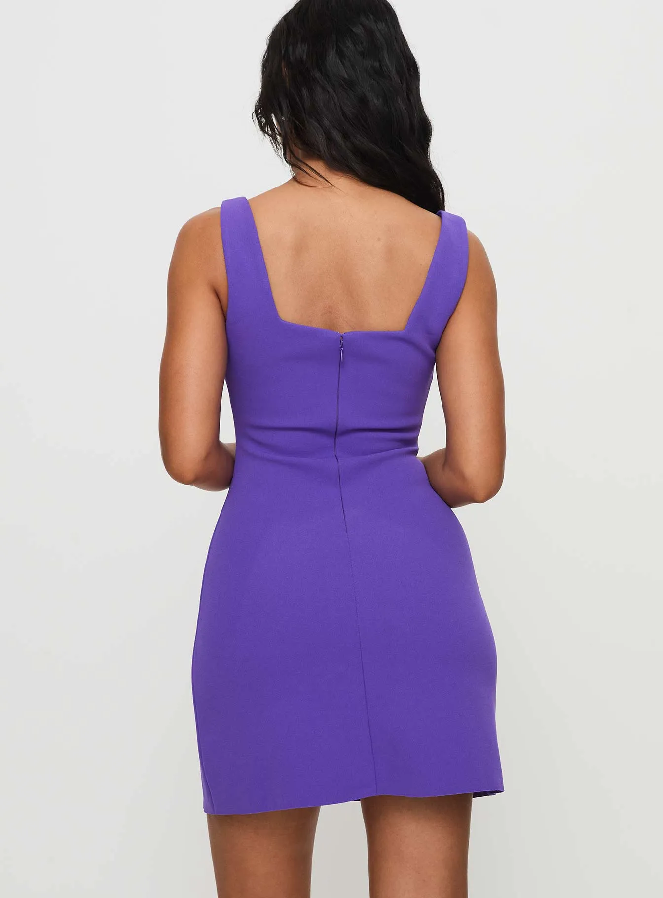 Bombshell Mini Dress Purple