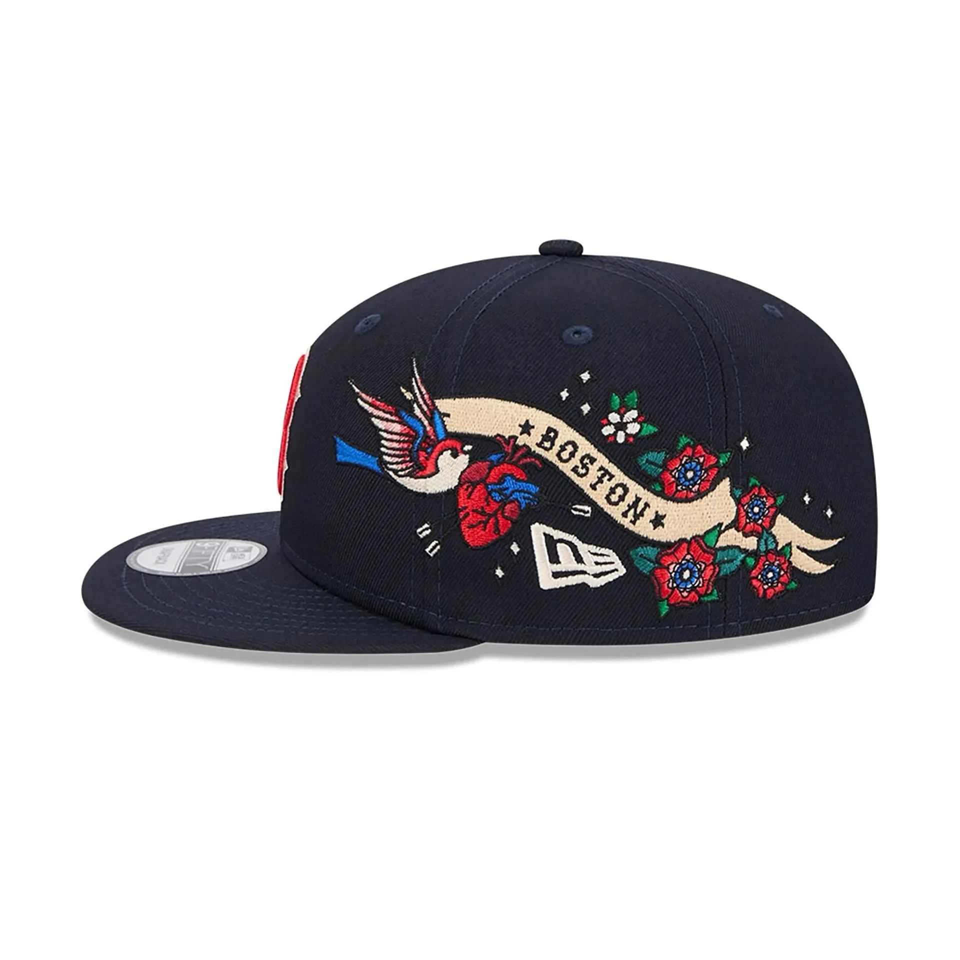 Boston Red Sox City Art Black 9FIFTY Snapback Cap