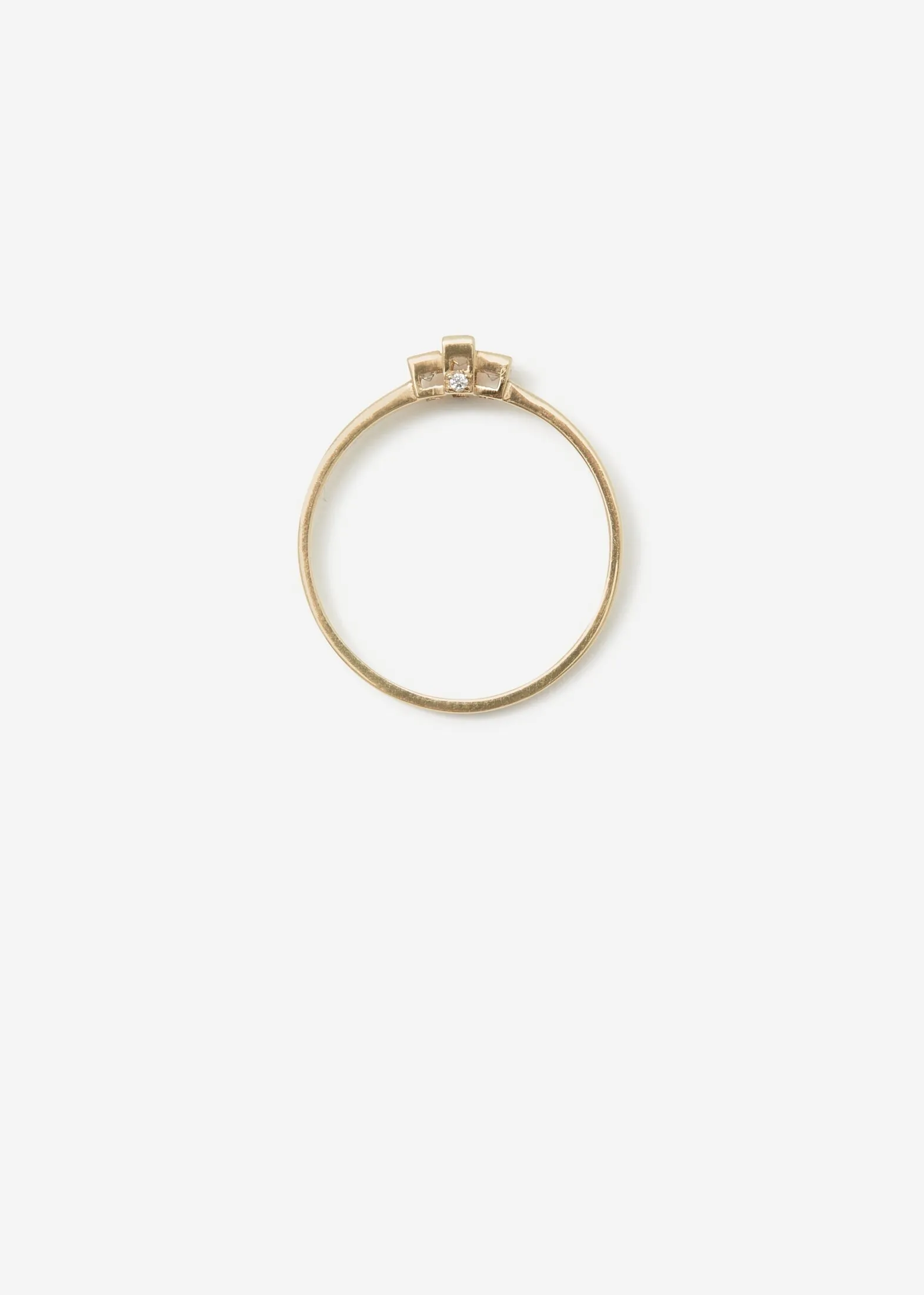 Boxed Baguette Ring