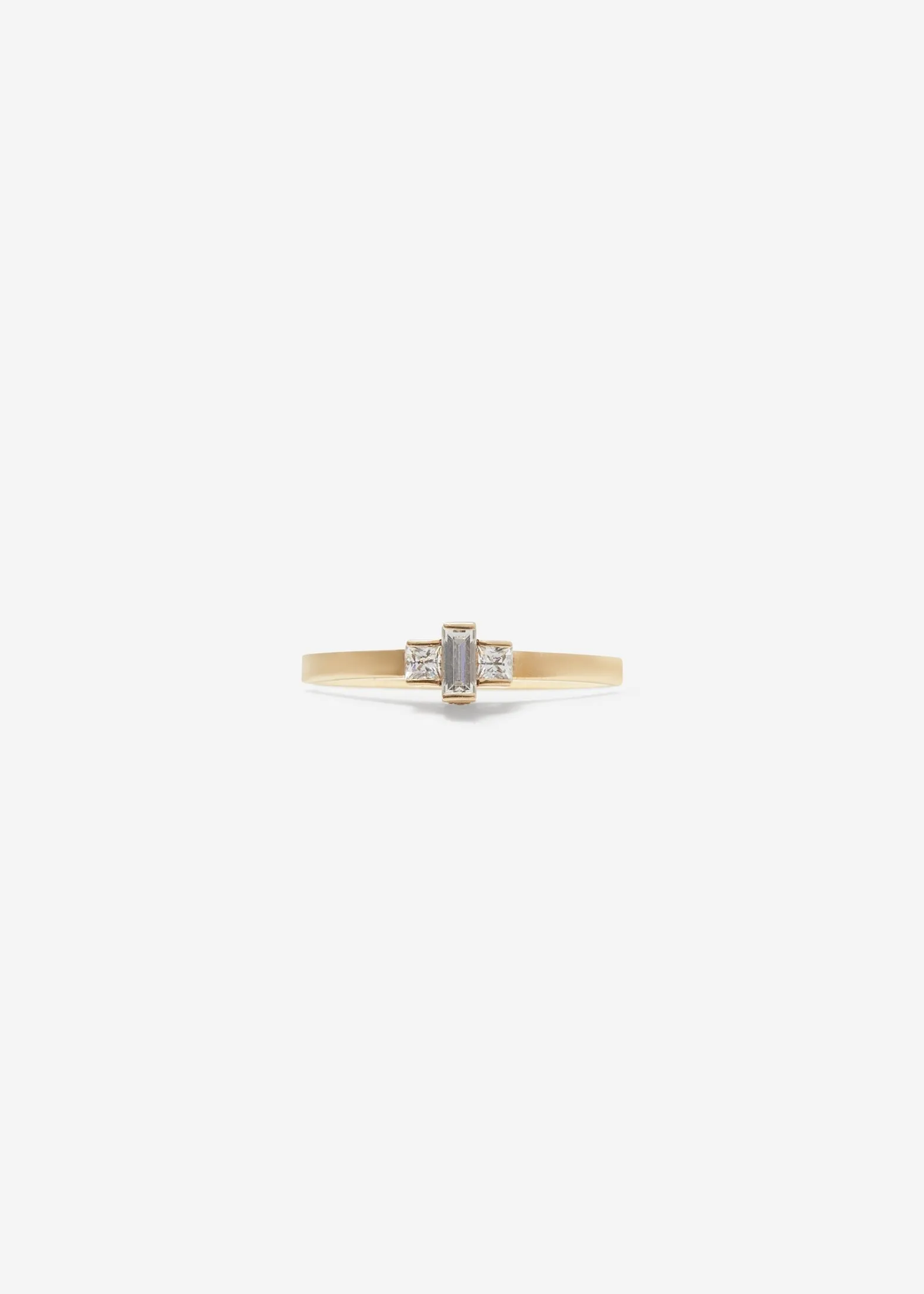 Boxed Baguette Ring