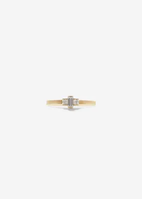 Boxed Baguette Ring