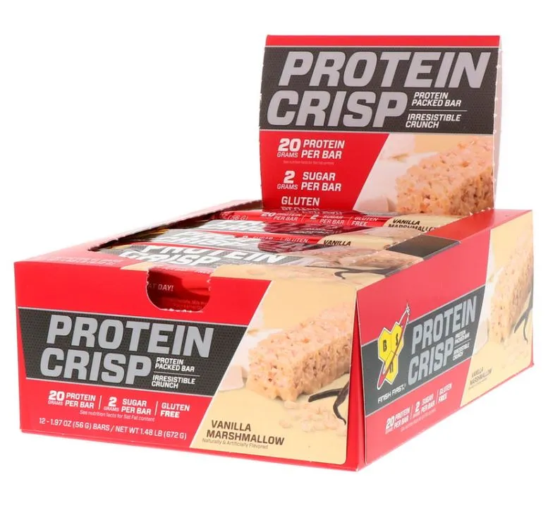 BSN, Protein Crisp, 12 Bars, 57g