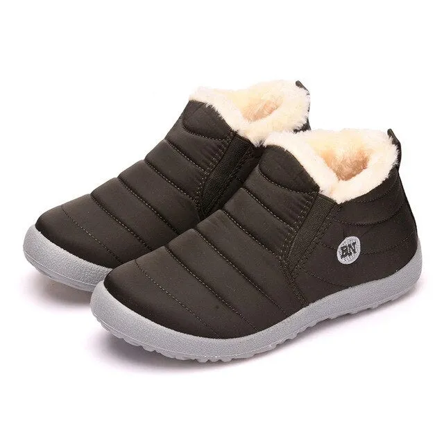 Bunion Friendly Plus Size Short Snow Boots