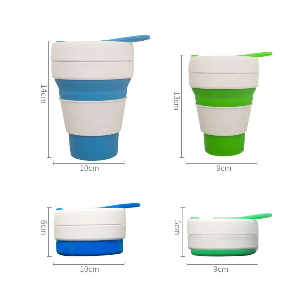 Collapsible Silicone Straw Cup