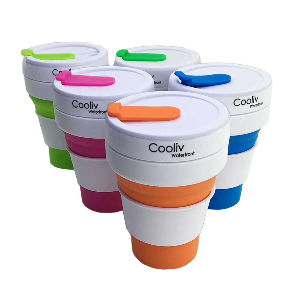 Collapsible Silicone Straw Cup