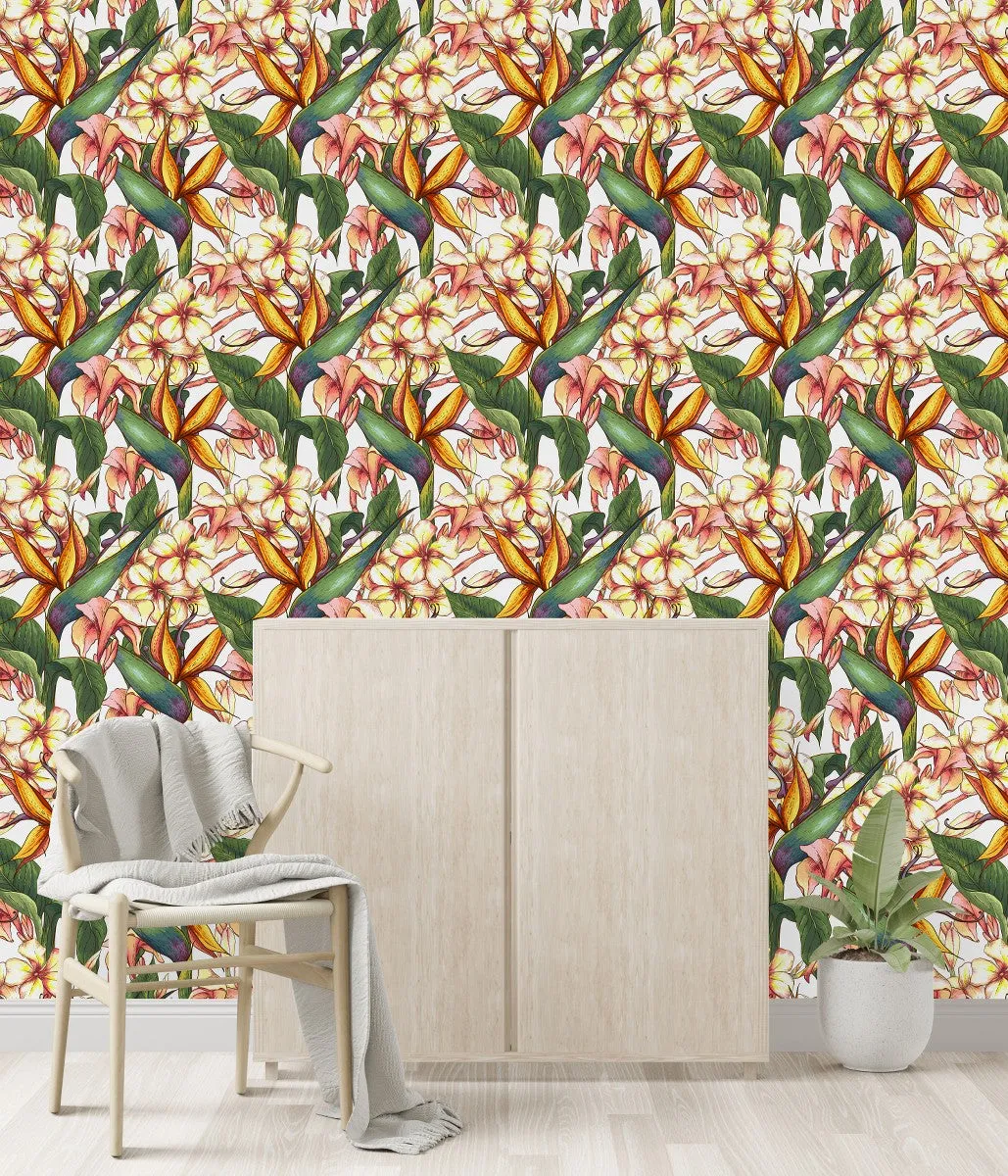 Contemporary Floral Wallpaper Tasteful Quality