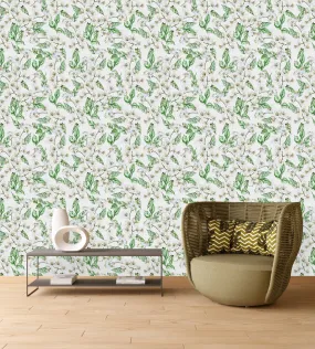 Contemporary Jasmine Wallpaper Chic