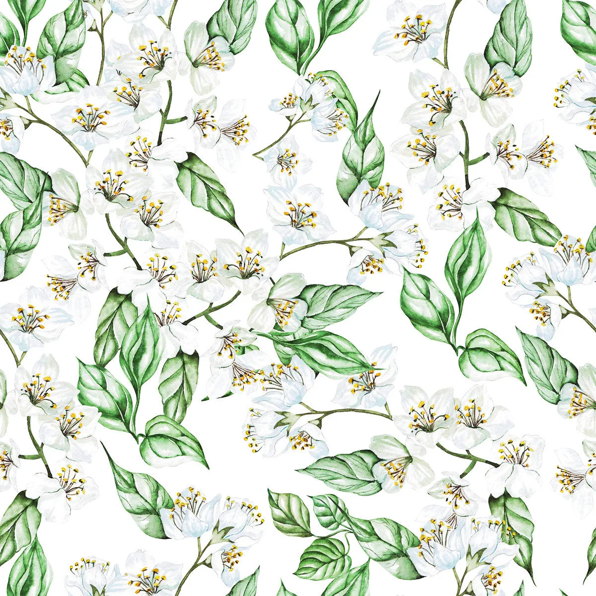 Contemporary Jasmine Wallpaper Chic