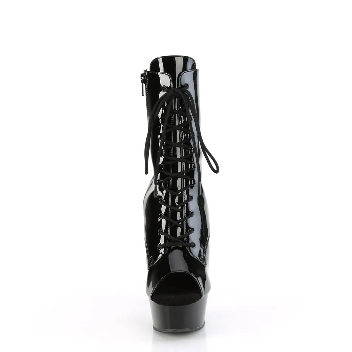 DELIGHT-1021 Calf High Peep Toe Boots