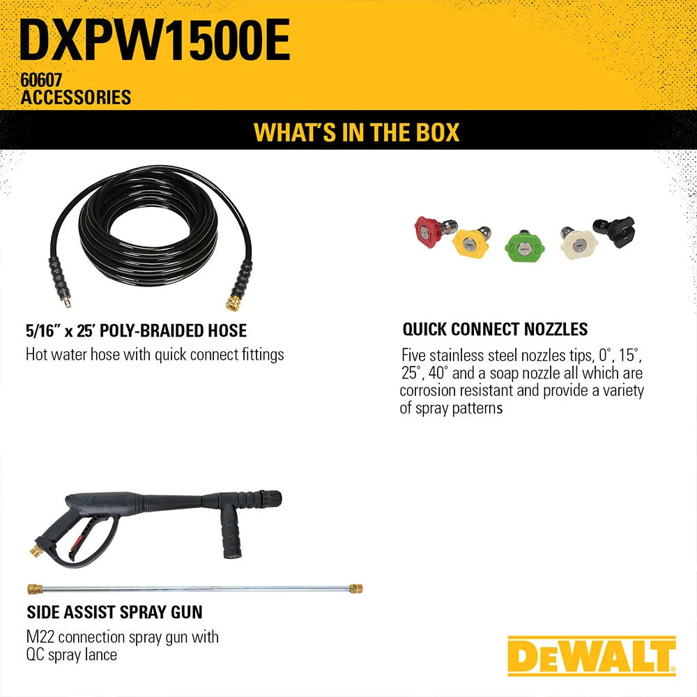 DeWALT DXPW1500E 1,500-Psi 2.0-Gpm Cold Water Commercial Pressure Washer