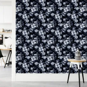 Elegant Dark Blue Wallpaper Vogue