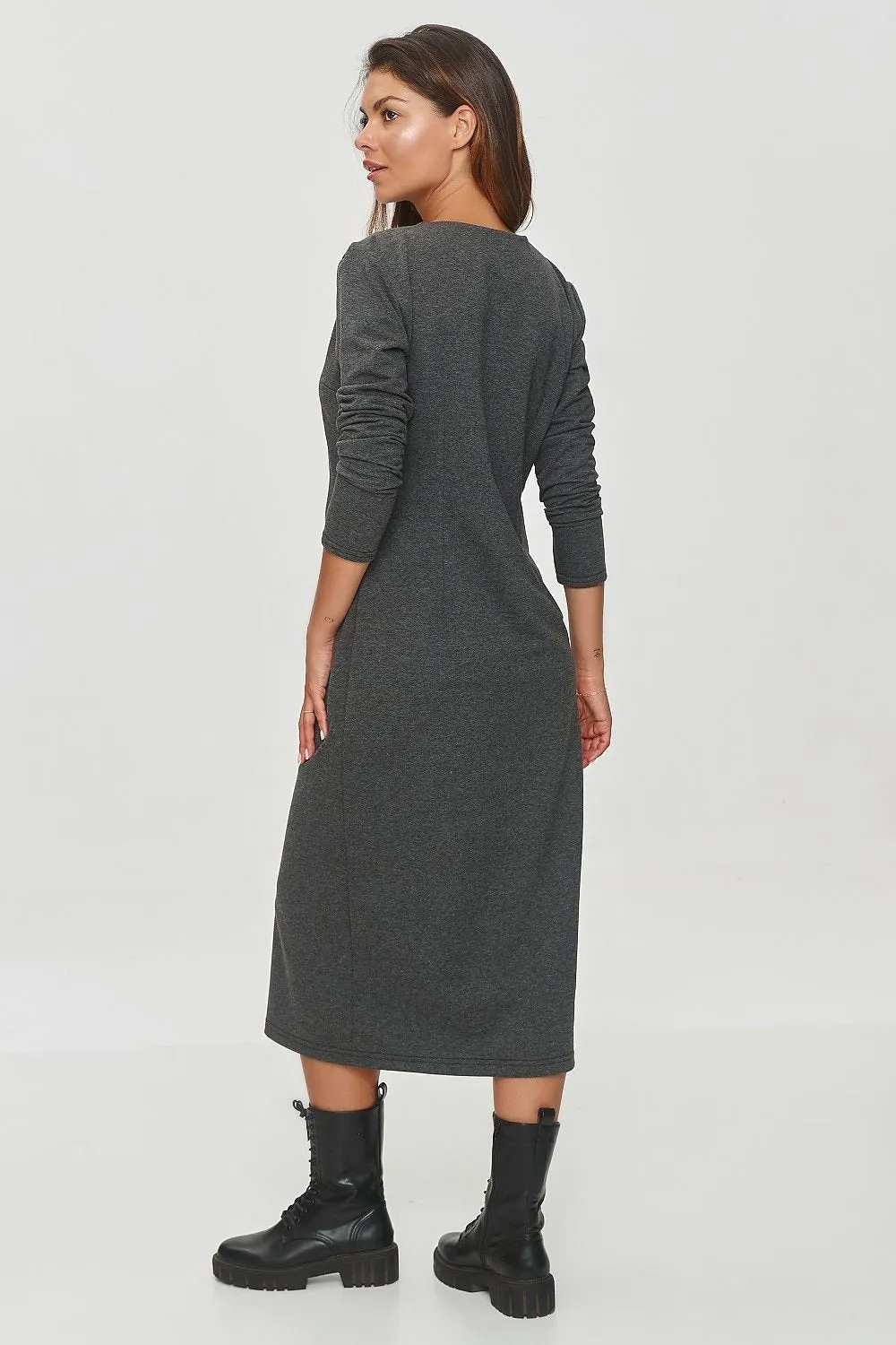 Elegant Everyday Sweatshirt Dress