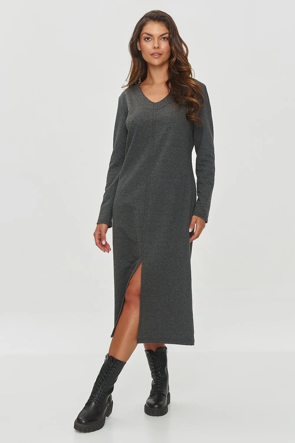 Elegant Everyday Sweatshirt Dress