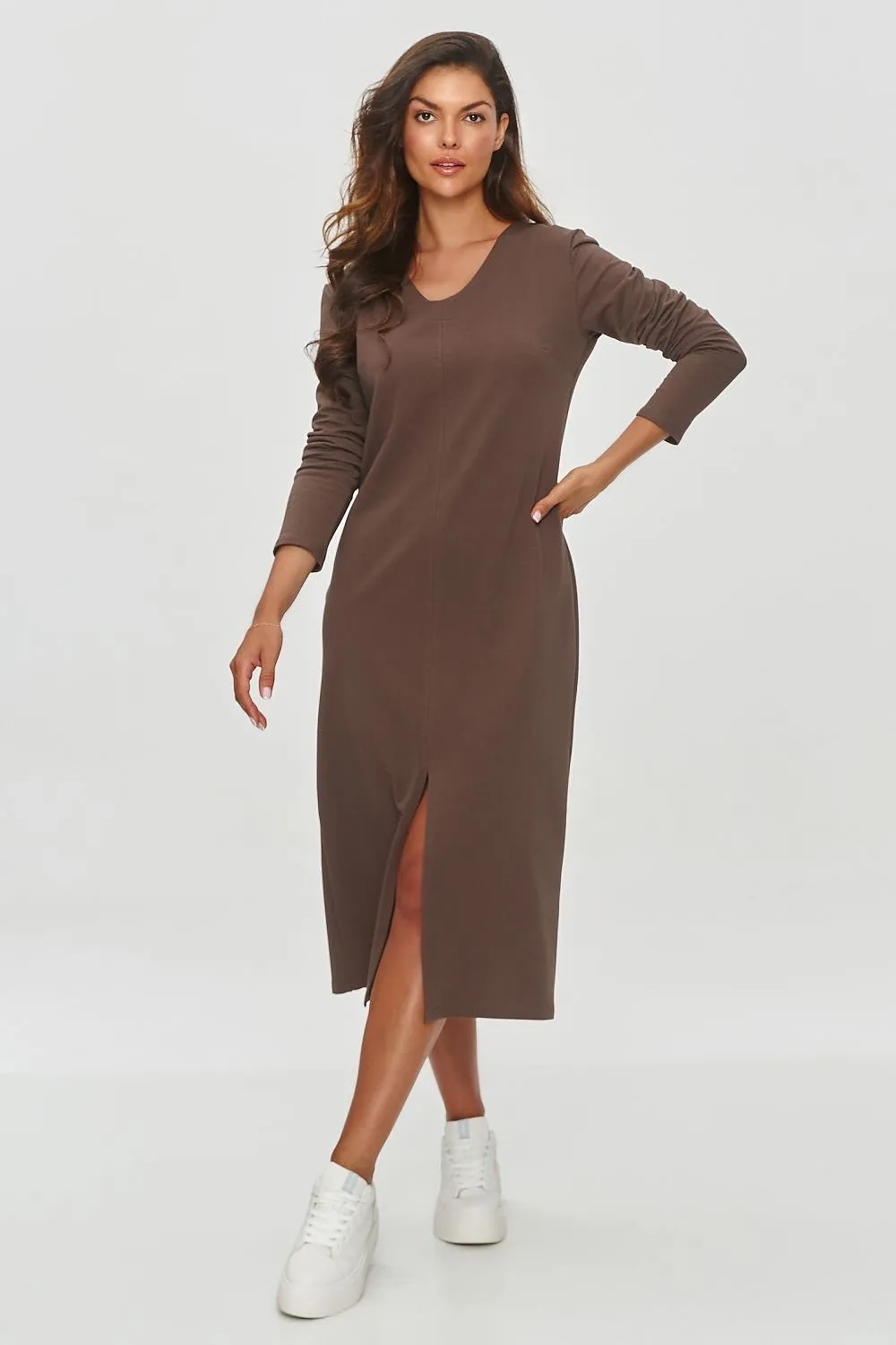 Elegant Everyday Sweatshirt Dress