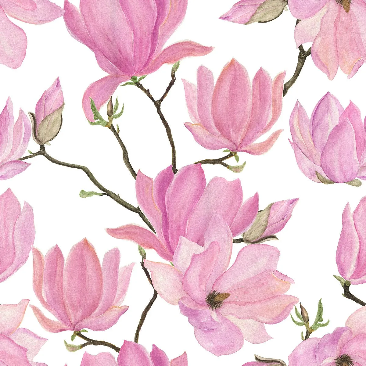 Fashionable Pink Magnolia Wallpaper Vogue