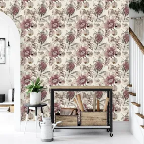 Fashionable Protea Wallpaper Fashionable