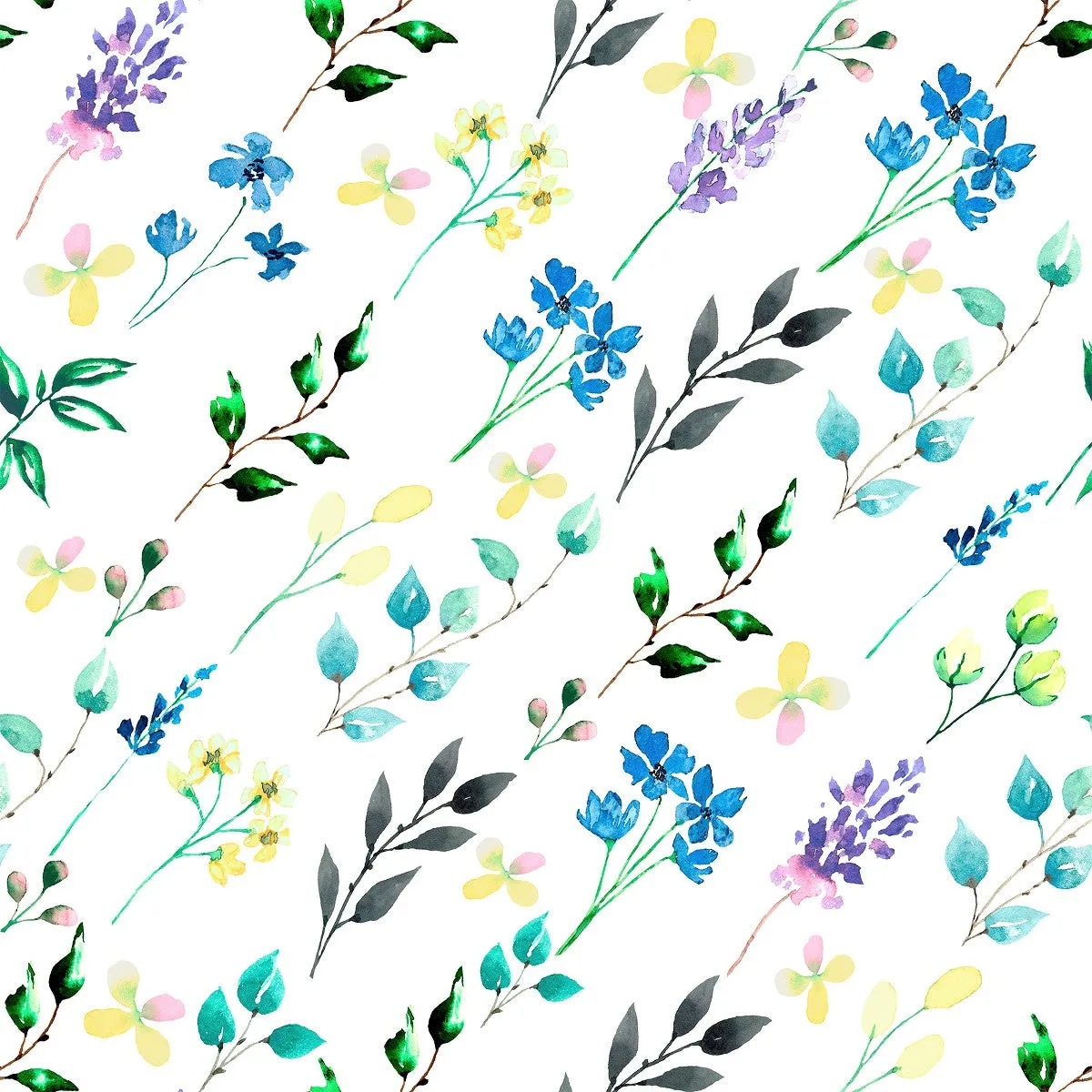 Fashionable Wildflowers Wallpaper Chic