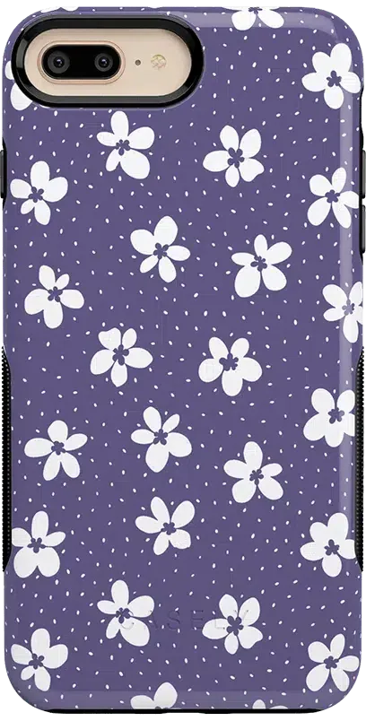 Flower My World | Purple Mauve Floral Case