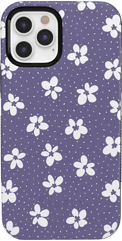 Flower My World | Purple Mauve Floral Case