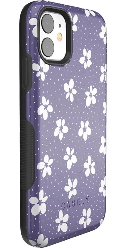 Flower My World | Purple Mauve Floral Case