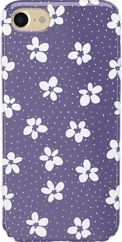 Flower My World | Purple Mauve Floral Case