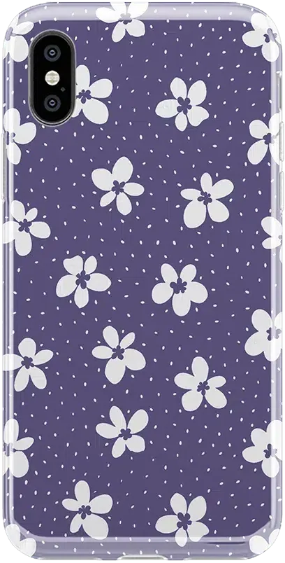 Flower My World | Purple Mauve Floral Case