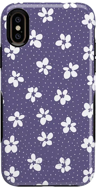 Flower My World | Purple Mauve Floral Case