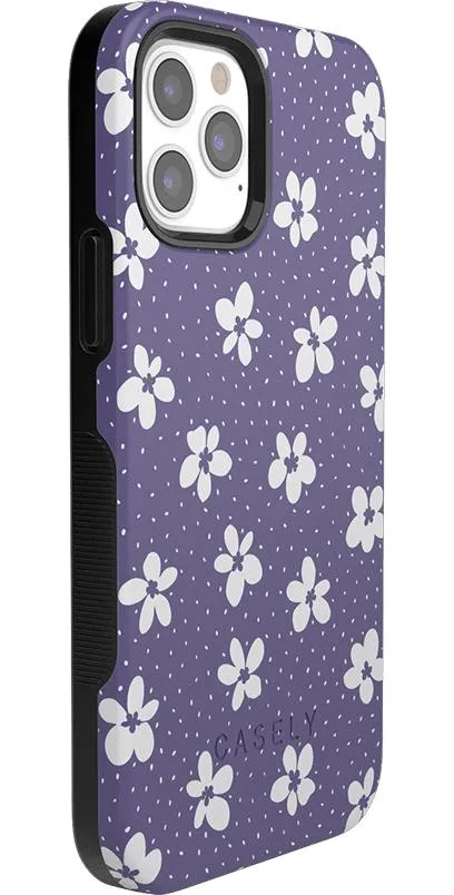 Flower My World | Purple Mauve Floral Case