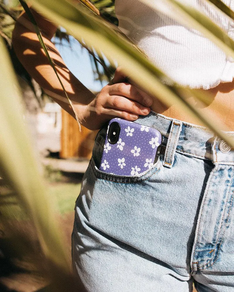 Flower My World | Purple Mauve Floral Case