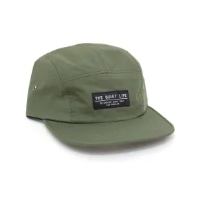 Foundation 5 Panel Strapback Camper Hat (Olive)