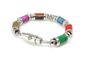 Fully Loaded ECO Bead CABLE Stainless Steel Bracelet