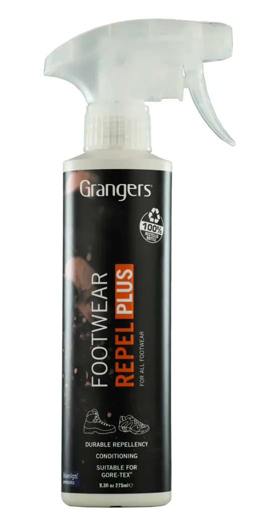 Grangers Footwear   Gear Cleaner & Footwear Repel Plus Twin Pack (275ml x 2)