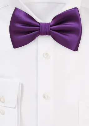 Grape Solid Bowtie