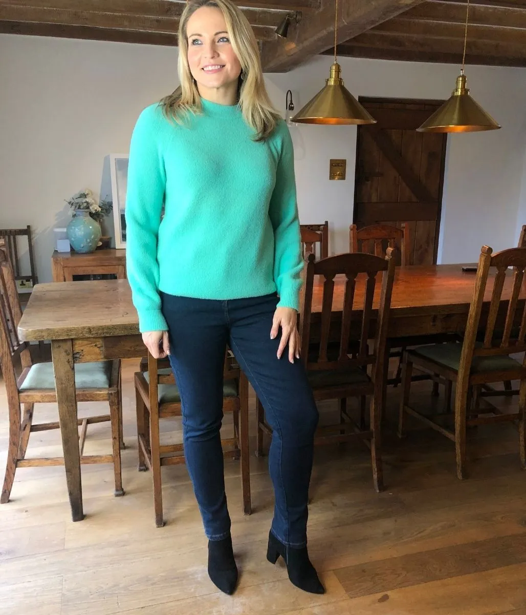 Green Super Soft Bell Sleeve Jumper