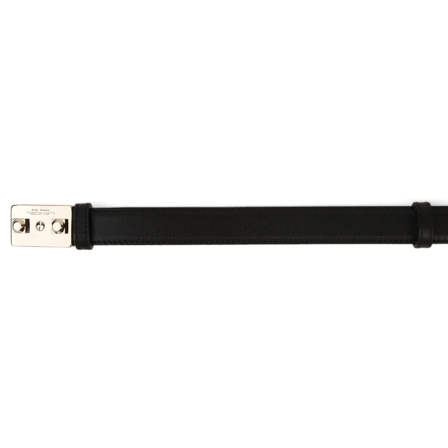 LANCEL BLACK BUCKLE BELT