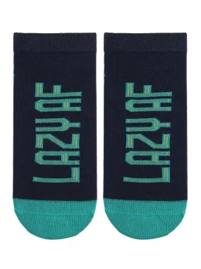 Lazy AF Blue Unisex Ankle Socks