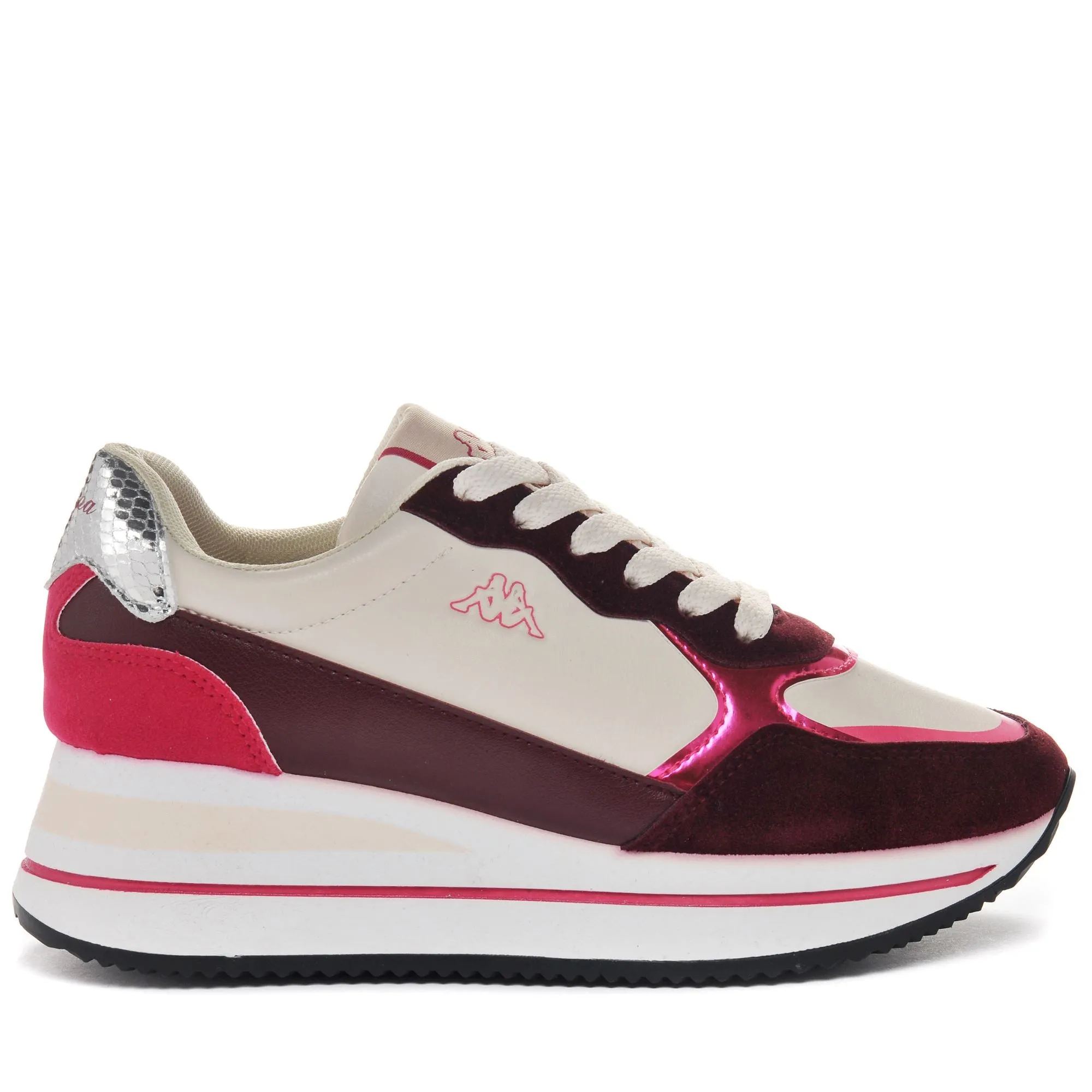 LOGO  GEENA - Sneakers - Low Cut - Woman - BEIGE LT-PURPLE