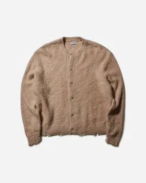 Men's Fuzzy Cardigan Oxford Tan